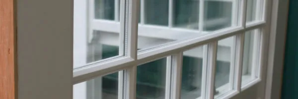 wooden sash window