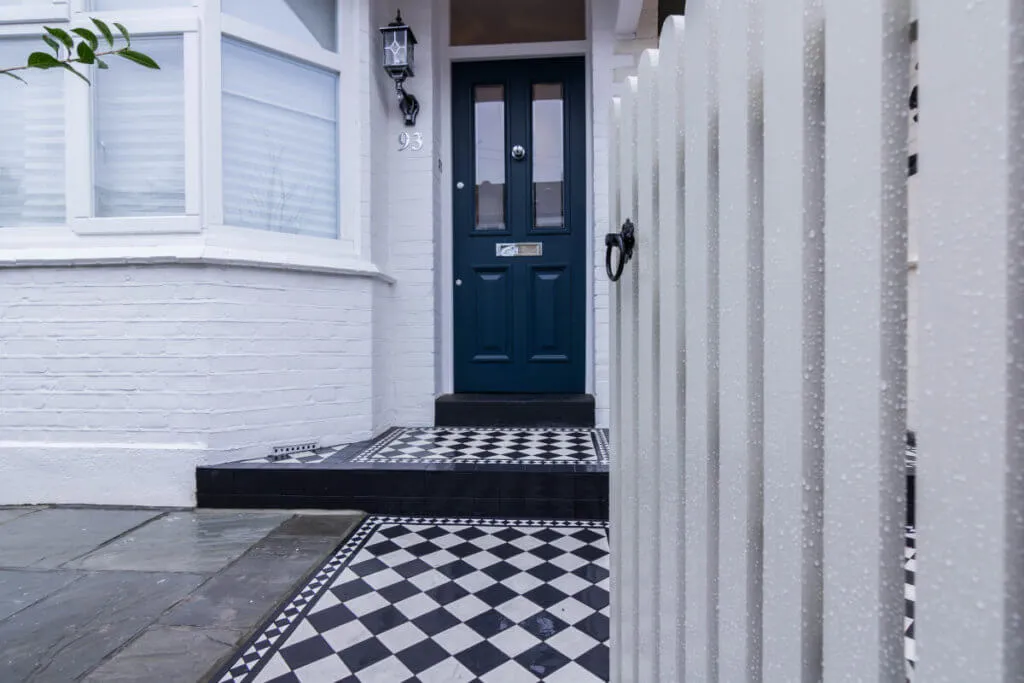 dark wooden front doors