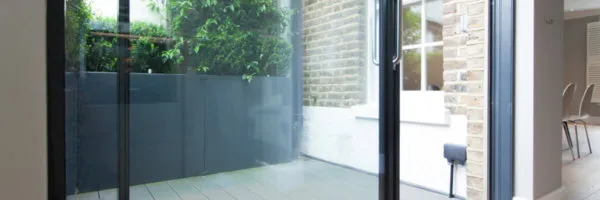wooden sliding door