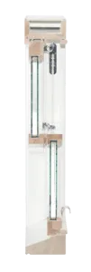 double glazed sash windows section