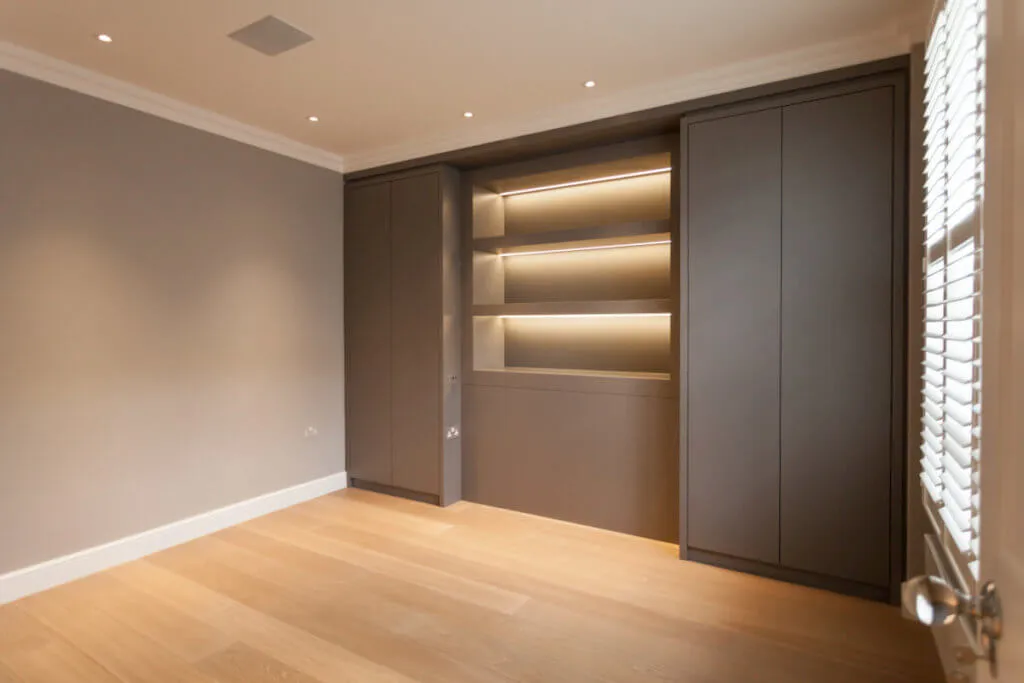9 Kensington Place project - built-in wardrobes