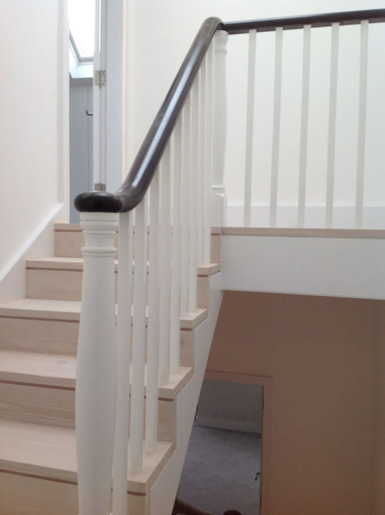 bespoke staircase with customised railing