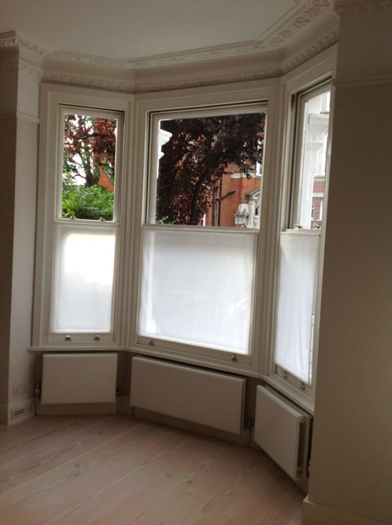 victorian bay window - view from inside the house