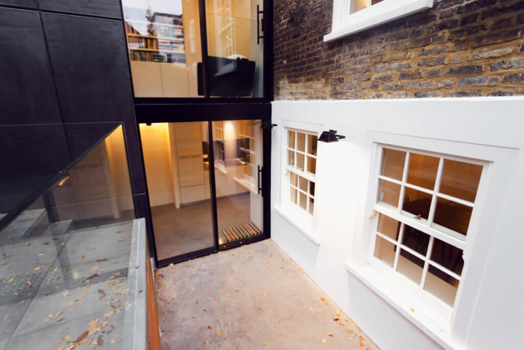 glass door