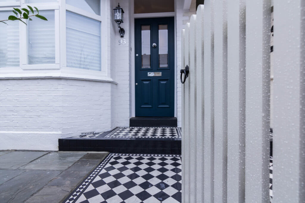 dark wooden front doors